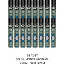Selsil Montaj Köpüğü 750 ml / 600 Gram 16 Adet
