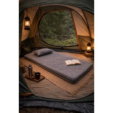 180X80 Katlanabilir Kamp Yatağı Kalın Sünger Minder | Çadır Uyumlu Outdoor Yatak