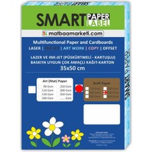 Smart Paper Label Kraft Kağıt 250 Gr 35x50 - 100 Adet