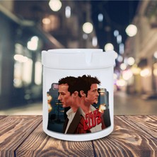 Hediyara Dövüş Kulübü Fight Club Baskılı Küllük Kül Tablası-057891