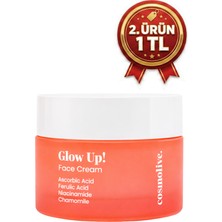 Aydınlatıcı Yüz Kremi Askorbik Asit Ferulic Asit Niasinamid Nemlendirme