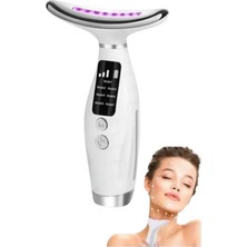 Auhma Ahb-03 400MAH, 45 Derece Isıtmalı, LCD Göstergeli 7 Modlu, Boyun ve Yüz Sıkılaştırma Cihazı