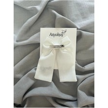 Asyakuş Kız Çocuk Momys Girl Nakışlı Fiyonk Klips Toka