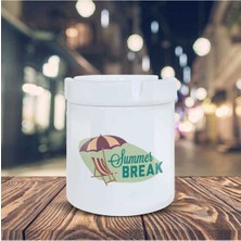 Hediyara Summer Break Baskılı Küllük Kül Tablası- KL262