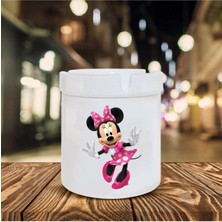 Hediyara Minnie Baskılı Seramik Şık Küllük
