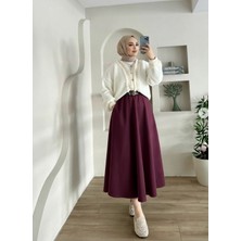 Foremia Kemer Detay Cepli Etek-Bordo