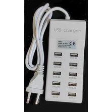 Konse 10 Port Çoklu USB Şarj Istasyonu