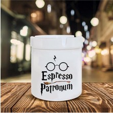 Hediyara Espresso Patronum Baskılı Seramik Küllük