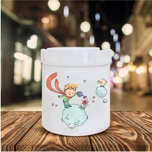 Hediyara Kokusuz Sigara Küllüğü - Kokusuz Kül Tablası - Doğart Sanat Küçük Prens Baskılı Seramik Küllük