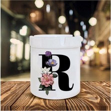 Hediyara R Harfli Seramik Şık Küllük