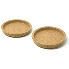 Delixa 365+ Mantar Bardak Altlığı, 2'li Paket Kahverengi