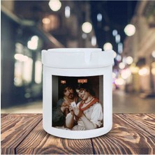 Hediyara Dijital Sanat Küllük Kalbi Kırık Adam Baskılı Kül Tablası KL-212