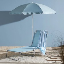 Özbience Su Mavisi Katlanır Şezlong, Hafif ve Pratik, Sınırlı Stok!