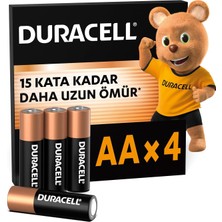Delixa Aa Alkalin Kalem Pil (4'lü Paket) 1,5 V LR6/MN1500