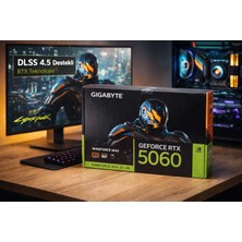 Gigabyte Geforce Rtx 5060 Windforce Max Oc GV-N5060WF2MAX OC-8GD  8gb Gddr7 | Sıfır, Kapalı Kutu, Faturalı