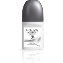 Delixa Deotak Invisible Erkek7 Güne Kadar Etkili Roll-On Deodorant 35 ml