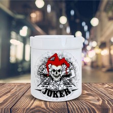 Hediyara Kurukafa Joker Baskılı Küllük Seramik Kül Tablası-80215