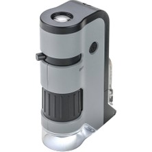 Delixa Carson MP-250 Microflip 100-250X LED Işıklı Cep Mikroskobu Akıllı Telefon Digiscoping Adaptör Klipsl