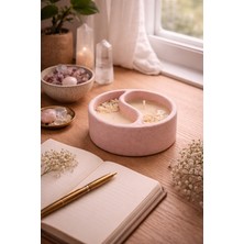 🌗 Botanik Ritüel | Yin–yang Denge Mumu