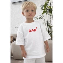 Monila Unisex Çocuk Pamuklu Bisiklet Yaka Baskılı T-Shirt