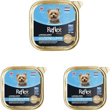 Delixa Chunks In Jelly Ringa Balıklı ve Karidesli Mini ve Küçük Irklar Yetişkin Köpek Maması 85 gr 3lü Pake