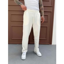 KağanKY Beyaz Baggy Eşofman