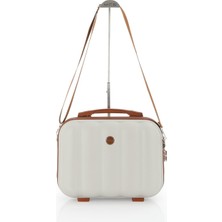 Delixa Mçs Abs Makyaj Çantası V305-MC (Kemik Kahverengi)