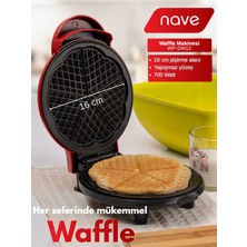Nave WP-DM12 Waffle Makinesi Kırmızı