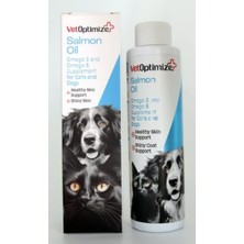 Vetoptimize %100 Doğal Somon Yağı 250 ml | Kedi & Köpek Tüy Dökülme Karşıtı, Iştah Açıcı Omega 3-6 Kaynağı