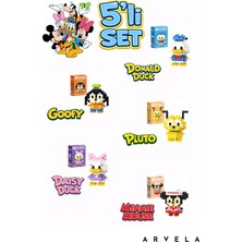 Arvela Mickey Mouse Evreni 5'li Set Kutulu Gönderim - Koleksiyonluk