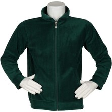 Koyu Yeşil Polar Hırka