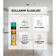 Primeaks Soğuk Silikon – Şeffaf / Beyaz – Çok Amaçlı Yapıştırıcı ve Sızdırmazlık Silikonu