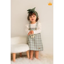 Baby Hola Ayıcık Detaylı Kız Bebek Çocuk Badi Tüvit Jile 2'li Takım Babyhola 2339