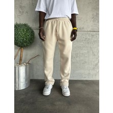 KağanKY Krem Baggy Eşofman