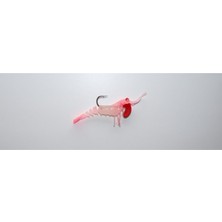 Özbience 7 cm Fosforlu Pembe Karides Silikon Yumuşak Balıkçılık Takımı