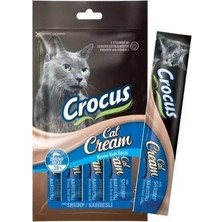 Delixa Crocus Karidesli Sıvı Kedi Ödül Maması 15 gr x 4 Adet