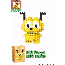Arvela Bricks Pluto Karakter Figürü - Koleksiyonluk
