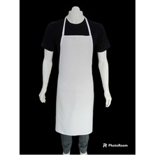 Düz Beyaz Boydan Önlük