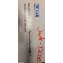 Wika S-10 Series Pressure Sensor, -1bar Min, 0bar Max, 4 → 20 Ma Maximum Akım Çıkışı (9013466)