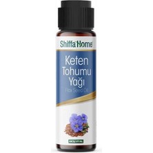 Delixa Shiffa Home Keten Tohumu Yağı 50 ml | Soğuk Sıkım | Omega 3 ve Bitkisel Destek | Cilt ve Kalp Dostu