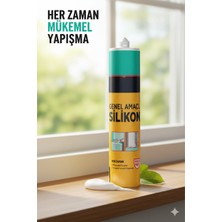 Primeaks Soğuk Silikon – Şeffaf / Beyaz – Çok Amaçlı Yapıştırıcı ve Sızdırmazlık Silikonu