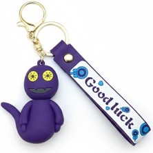 Gümrük Bey Lacivert Şanslı Hayalet Temalı Anahtarlık - Good Luck Anahtarlık