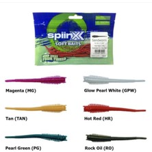 Özbience 6 cm Kokulu Silikon Yılanbalığı, Glow Pearl White Renkli, Olta Takımı Için