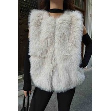 Zeynep Öykü Style Kadın Kürk Yelek