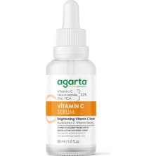Delixa Agarta C Vitamini Serum Aydınlatıcı Koyu Leke Karşıtı (%3,5 Vitamin C, Niacinamide, Zinc Pca)