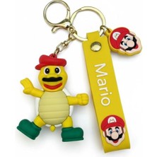 Gümrük Bey Yeşil Mario Silikon Anahtarlık