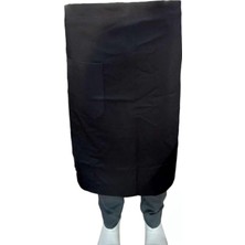 Siyah Düz Belden Mutfak Önlüğü