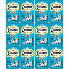 Dreamies Whiskas Somonlu Kedi Ödül Maması 60 gr x 12 Adet