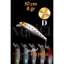 Özbience 10CM 8gr Jerkbait Sahte Yem Lures Levrek Lüfer Çupra Kefal Minnow Spin
