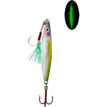 Özbience 34G Glow Jig Yem, Levrek, Palamut, Lüfer, Çinekop ve Turna Için Ideal